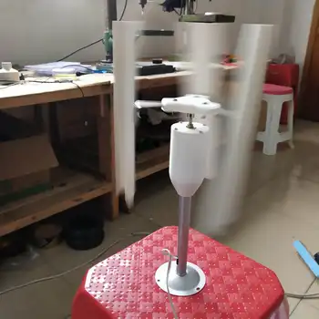 Vertikalios Ašies Vėjo Turbinos Modelio Trijų fazių, Nuolatinių Magnetų Generatorių vėjo malūnas Žaislas Naktį Šviesos Priėmimo PASIDARYK pats Ekranas