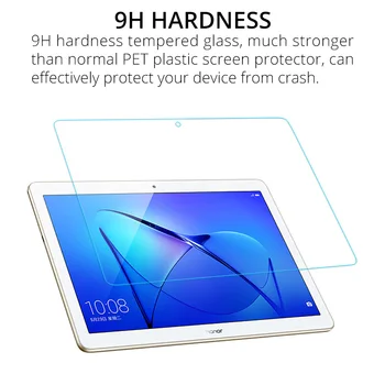 Grūdintas Stiklas Ekrano apsaugos Huawei MediaPad T3 10 9.6 colių Tablet MAA-L09 MAA-L03 MAA-W09 Ekrano Apsaugos Plėvelė, Stiklas