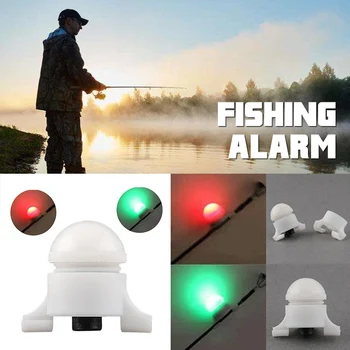 10 Vnt Žvejybos Signalizacijos Šviesos Įrašą Meškere Patarimas Įrašą Įspėjimo Naktį Idealus Rodiklis Žvejybos Bite Signalizacijos Smart Flash Dual Bazės