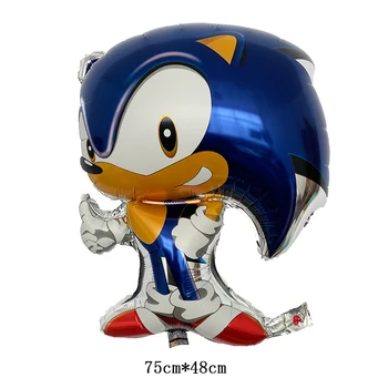 14pcs/daug Sega, Sonic the Hedgehog Super Herojus Folija Balionas 32 colių numeris balionus, gimtadienio, decoration, vaikams, kūdikių dušas ballon