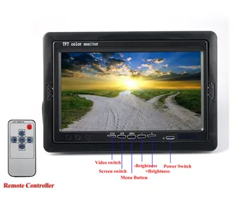 Accfly TFT Dual Automobilį Atbuline Galinio vaizdo Kameros Sistema, Sunkvežimių, autobusų Karavanas Van Ekskavatorių RV Priekaba, 7 colių LCD Monitorius