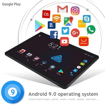 Naujausias 10 Colių Android tablet 9.0 Octa Core, 8GB RAM 128 GB ROM 3G 4G FDD LTE 