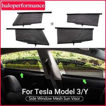 Model3 Tesla Automobilio Saulės Šešėliai Lange Tesla Model 3 Priedai skėtį nuo saulės Ritininių Užuolaidų modelį, 3 tesla model y modelio tris 2020 Naujas