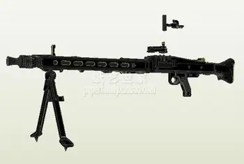 Popierius Modelis, Mastelis 1:1 antrojo pasaulinio KARO Šaunamaisiais ginklais MG42 Sunkusis kulkosvaidis, Šautuvas Ginklu Modeliai Popieriaus Ginklą Žaislas Cosplay