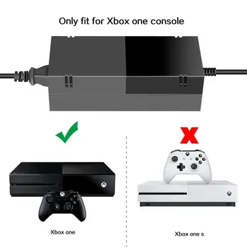 8A įkroviklio Xbox Viena Priimančioji Konsolės AC Adapteris Plytų Įkroviklio Galios Maitinimo Laidas Laidas Maitinimo Įkroviklis XBOXONE Maitinimo Adapteriai