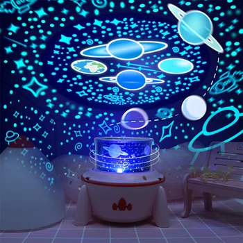 Garso Aktyvuotas LED Žvaigždėtą Water Wave Muzikos Projektoriaus Šviesos 