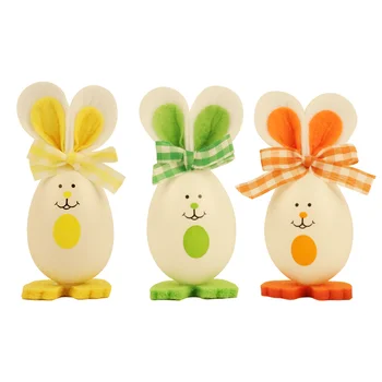 Easter Bunny Vištienos Stovėti puošybą Namų, Vaikų Kambarys Amatų Velykų Partija Pasisako Ornamentu Plastiko Triušis Stendas