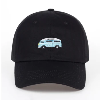 2019 naujas Tėtis Skrybėlės Naujo dizaino Beisbolo kepuraitę Unisex Automobilių Siuvinėjimo Buss Snapback Skrybėlės Rausva Juoda Trucker Reguliuojamas Kepurės Kepurės