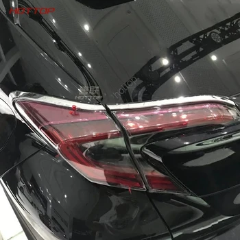 Toyota C-HR CHR 2017 2018 Automobilių Stilius Kūną Atgal Uodega Galiniai Antakių Apdaila Šviesos Lempos Rėmelis Stick ABS 