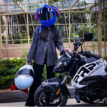 17 Rūšių Pliušinis Motociklo Šalmas Padengti Priedai, Pilnas Veido Šalmas Motociklų Šalmų Cafe Racer Kasko De Moto Para Moto