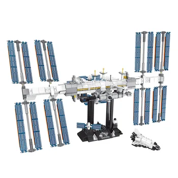 2020 Idėjų Tarptautinės Kosminės Stoties Statyba Blokai Kit Plytų Erdvėlaivis, Klasikinis Modelis Astronautas Vaikams, Žaislai, Dovanos Vaikams
