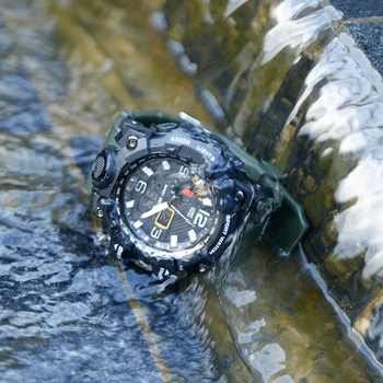 G Style Šokas, Laikrodžiai Vyrams, Karinės Armijos Mens Watch Reloj Skaitmeninis Led Sportinis Laikrodis Vyrų Dovana Analoginis Automatinis Laikrodžiai Vyras