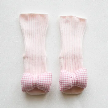 Pavasarį ir Rudenį naujų vaikų kojinės animacinių filmų lėlė baby didelis vamzdis, kojinės, neslidžia kojinės naujagimiui 0-3 Metų