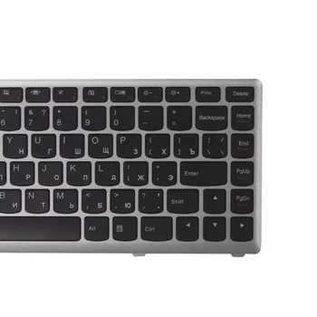 Naujas rusijos Nešiojamojo kompiuterio klaviatūra LENOVO IdeaPad U410 RU klaviatūra su sidabro Rėmeliai MP-11K93SU-6862