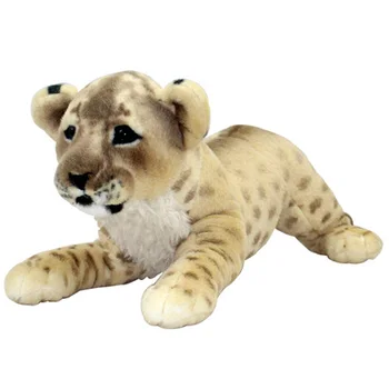 40-60cm 4 Stilius Minkštas Iškamšos Guli Tigras, Pliušiniai Žaislai Pagalvė Liūtas Peluche Kawaii Leopard 