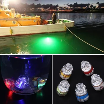 LED Žvejybos Masalas Naktinis Šviesos Baterija Švyti po vandeniu Pritraukti Žuvų Lempos Žvejybos Masalas Karšto LED Žuvų šviesos