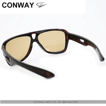 Conway sporto akiniai nuo saulės vyriški didelių kvadratinių vairavimo akinius vėjo akiniai TR90 neperleidžiama rėmo 9150