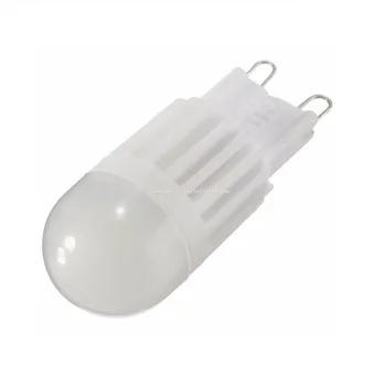 6W G9 COB Keramikos Pritemdomi LED Lemputės 380LM Šiltai Balta orWhite LED Kukurūzų Žibintai Plastiko, Aukštos Kokybės Led Žibintai, už 10VNT JTFL009