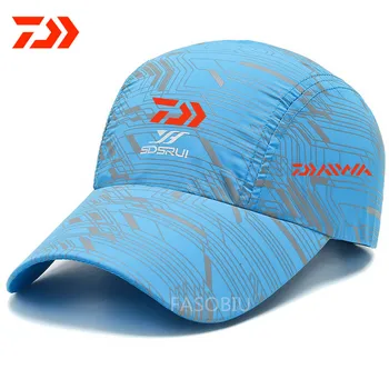 2021 Daiwa Žvejybos Kepurės skėtį nuo saulės Anti-UV Apsauga nuo Saulės, Skrybėlės Orui Reguliuojamas Lauko Veikia Žygiai Sporto Golf Akių Bžūp