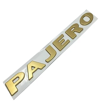 Auksas, Sidabras PAJERO Logotipo Raidės Lentele Automobilių Optikos Dėl 