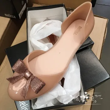 Melisa 2020 Moterų sandalai naujas vasaros želė batai Panele laisvalaikio butas mados lankas-mazgas sandalai moterų Paplūdimio Bateliai SM007