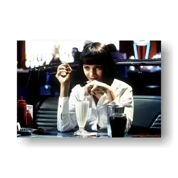 Pulp Fiction Uma Thurman Rūkymas Filmas Cool Sienų Dekoras Menas Spausdinti Plakato 12x18 24x36