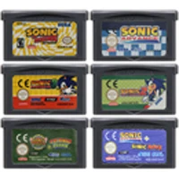 32 Bitų Vaizdo Žaidimų Kasetė Konsolės Kortelės Nintendo GBA Sonicc iš Anksto anglų Kalba Edition