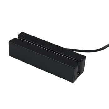 Mini Dydžio Kelio 1/2/3 Mažas Magnetine Juostele Kortelių Skaitytuvą, USB ATM 3.5 MM Encoder Braukite Mašina HCC750