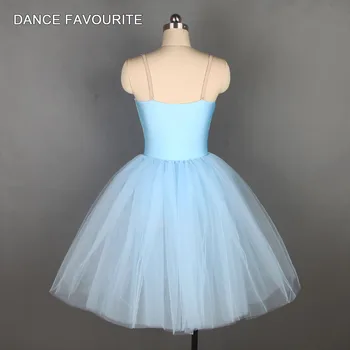 Camisole Vidurio Ilgis Romantiškas Tutu 6 spalva baleto kostiumai šokio kostiumai tutu moterų ir mergina šokių tutu