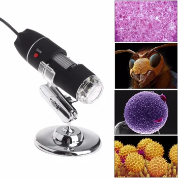 1600X 2MP Zoom Mikroskopu 8 LED USB Skaitmeninis Kišeninis didinamasis stiklas Endoskopą Fotoaparatas