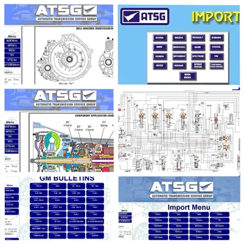 NAUJOS programinės įrangos 2017 ATSG programinė įranga, automatinėmis Transmisijomis Paslaugų Grupei Remontas, programinės įrangos daugumai automobilių ATSG 2017 programinė įranga