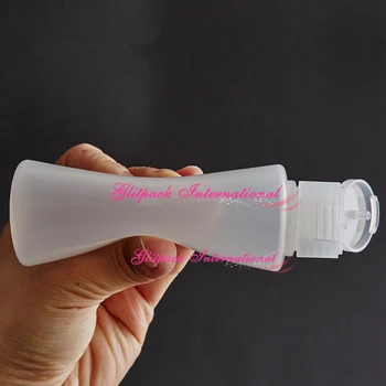30pcs 300ml Tuščias Sebastian Butelių Šampūnas juoda balta gamtos PE Buteliai w/ Snap Disko Viršuje Kepurės plastiko išspausti butelis