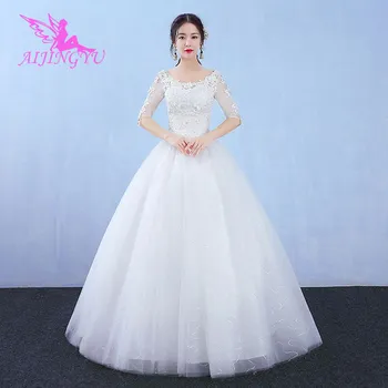 AIJINGYU plius dydis vestuvių suknelės 2021 svečias vestuvių suknelė WK642