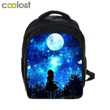 13Inch Galaxy Kuprinė Vaikams Mokyklos Krepšiai Žvaigždėtą Nakties Dangų Daypack Vaikų Darželio Maišelį Mergaitė Berniukas Schoolbags Bookbag Dovana