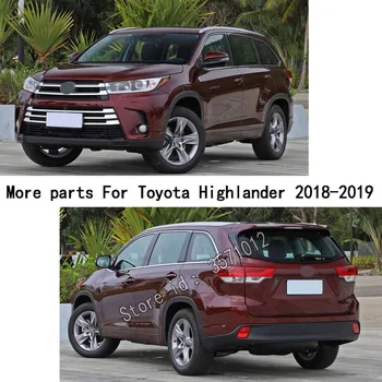 Automobilių Lipdukas Kūno Apdaila, Centrinė Konsolė Vidurio Galiniai Atgal Uodega Taurės Įrankių Atrama Dėžutės Rėmas Dalis Toyota Highlander 2018 2019 2020