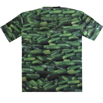 2019 m. Vasarą Nauja Mada Vaikams 3D marškinėliai vaisius agurkai žali lapai animacinių filmų teroristų t-shirt tinka berniukas/mergaitė/vaikas/vaikai tshirts