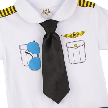 Kūdikis, Berniukas Pilotas Romper Naujagimių Astronautų Kostiumas Erdvę Kostiumas Kūdikiams Halloween Carnival 