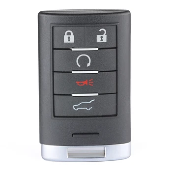 KEYECU 315MHz NBG009768T Keyless Smart Remote Key 4+1 5 Mygtukas Nuotolinio Rakto Pakabuku už Cadillac SRX 2010-M. ATS XTS 2013-m.