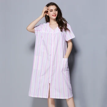 Plius dydžio Seksualus vasaros medvilnė juostele moterų nightgowns paprastų moterų miego patalpų atsitiktinis sleepdress moterims, S-XXXL 160KG