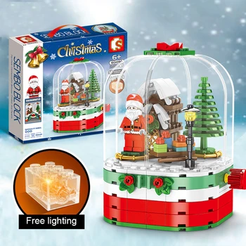 Kalėdų Ornamentu Dekoravimui Music Box Namų Kalėdų Senelis Dovanų, Žaislų, Amatų Lentelė Deco Navidad Vaikų Žaislai 2021 Naujųjų Metų