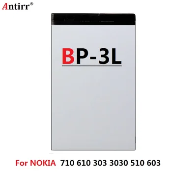 1300mAh ANTIRR Prekės BP-3L BP3L mobiliojo Telefono Baterija NOKIA Lumia 710 610 303 3030 510 603 610C baterija
