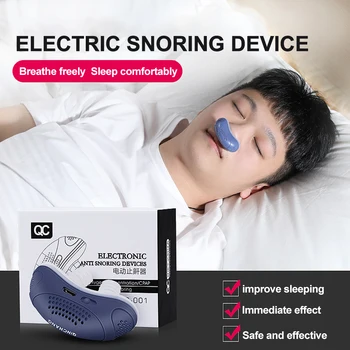Elektros Anti-Knarkimas Pagalbos Įrenginys Mini Prietaisas Kamštis Nosies Kvėpavimo Atleisti Knarkimas Kamštis Nosį Oro Valytuvas Geriau Miegoti