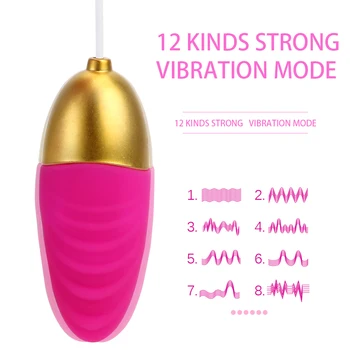 OLO Nuotolinio Valdymo Vibratorius Kulka 12 Greičio Vibruojantis Kiaušinis Klitorį Stimuliuoja Makšties Masažas Sekso Žaislai Moterims Masturbacija