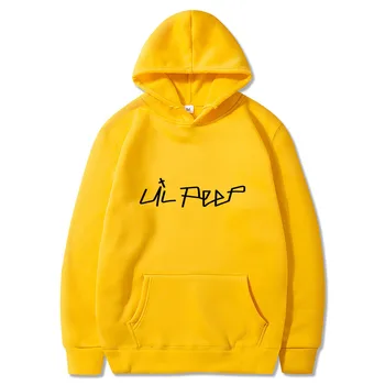 Varžto sriegio matuoklis Hoodies Lil Peep spausdinti Vyrų, Moterų Vilnos Marškinėlius Mados Pavasario Rudens Hip-Hop Streetwear Puloveris Viršūnės