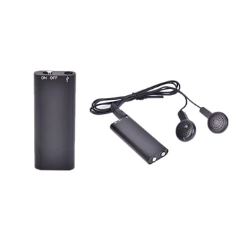 1PC Nešiojamas Mini Garso Diktofonas, Balso Aktyvuota Klausymosi Prietaisą, 96 Valandas 8GB