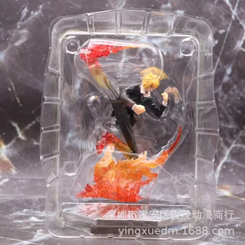 Vienas Gabalas Veiksmų Skaičiai Sanji Ugnies Koja Modelis Žaislas PVC Žaislai, One Piece Anime Sanji Japonų Anime Figure16cm