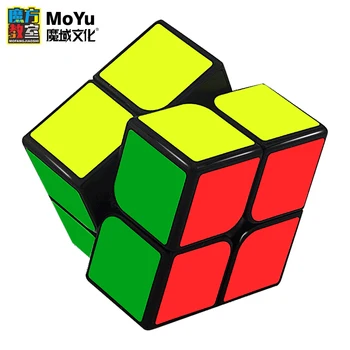 MOYU Cubing Klasėje MF2S 2x2x2 Magic Cube Stickerless Kišenėje Greitis Kubeliai Profesinės 2x2 Kubo Galvosūkį Švietimo Žaislai