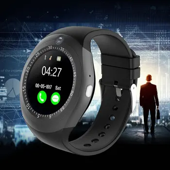 Y1S Smart Watch Vyrų IP67 Jutiklinis Ekranas Sportas Sporto Veiklos Tracker Miego Stebėti Pedometer Kalorijų Stebėti Paramos SIM Kortelės