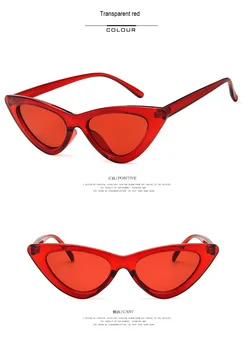Katės akies Vintage Akiniai nuo saulės pavėsyje Moterų 2020 M. Mados Retro trikampio cateye sunglass oculos feminino saulės akiniai seksualus okulary