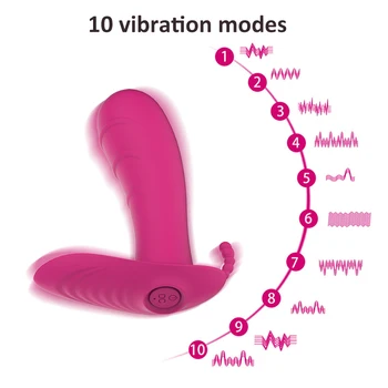 10M Nuotolinio Valdymo Nešiojami Vibruojantis Kiaušinis Silikoninis Dildo Vibratorius Masažas Moterims USB Įkrovimo Suaugusiųjų Sekso Žaislų Pora